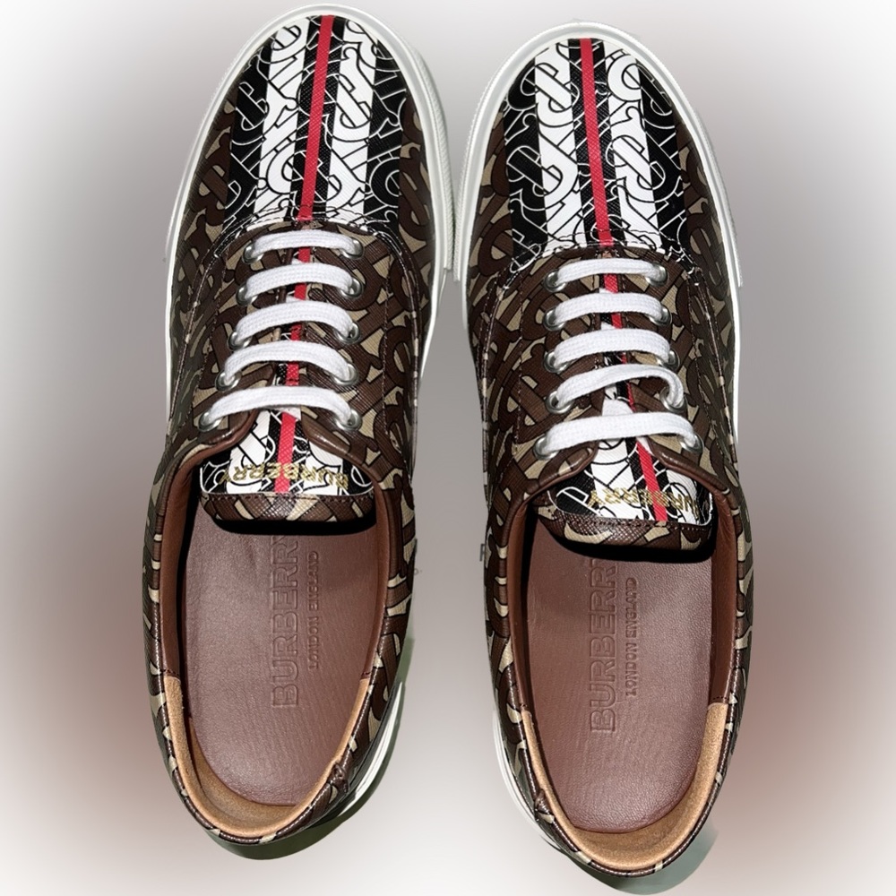 Burberry Bridle Brown Monogram Sneakers